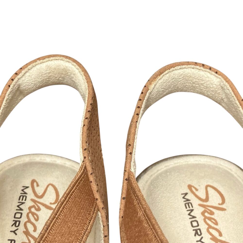 Skechers Parallel - Piazza Memory Foam Wedge Sand… - image 5